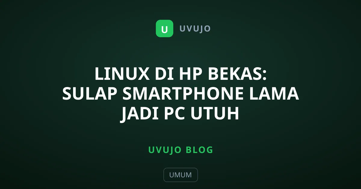 Linux di HP Bekas: Sulap Smartphone Lama Jadi PC Utuh